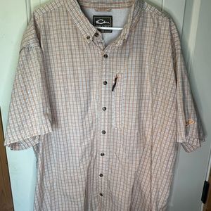 Drake XXL Short Sleeve Button Down Vented Shirt
